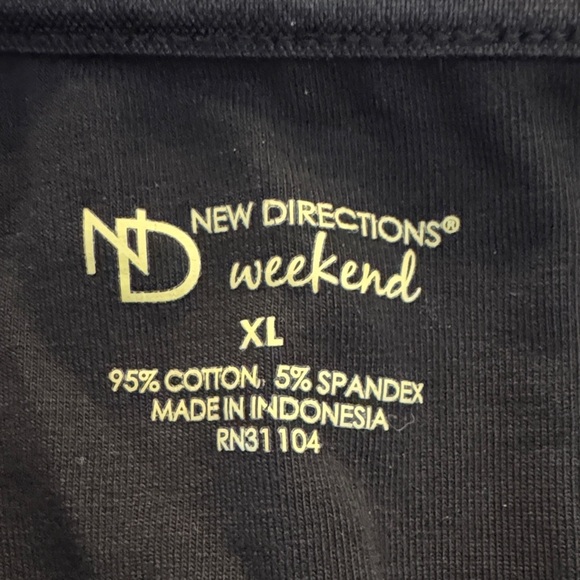 New Directions Classic Black Camisole NWOT - Picture 2 of 4